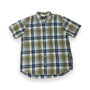 Men’s Abercrombie & Fitch Short-Sleeve Dress Shirt | Large